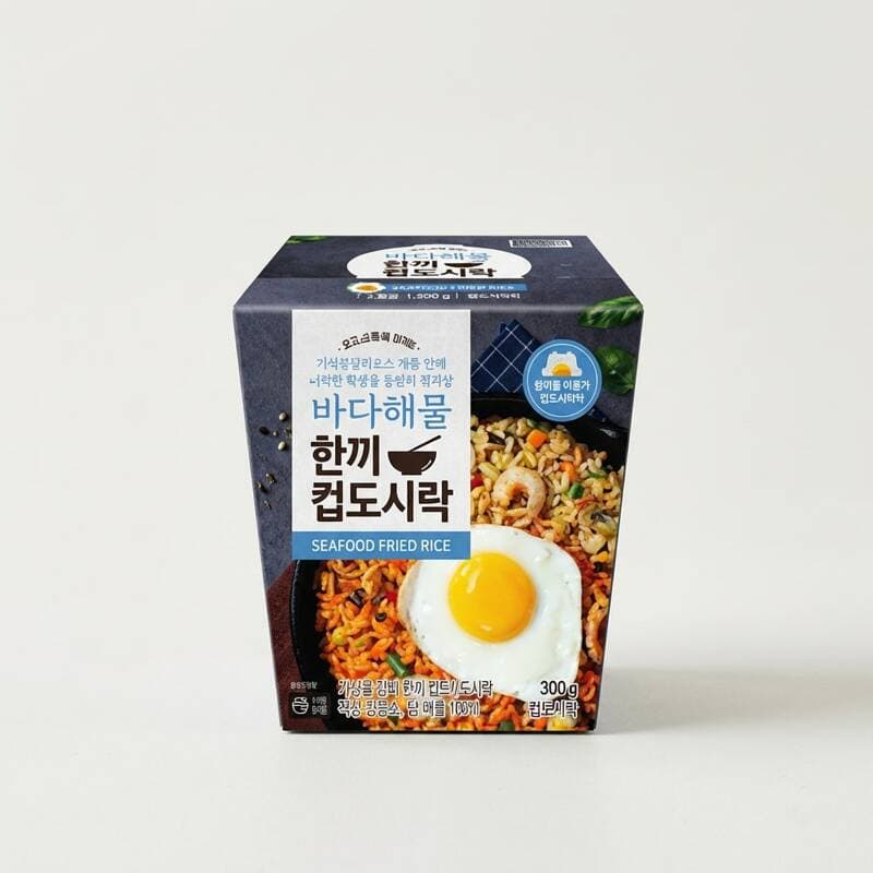 오쿡 한끼 컵도시락 해물볶음 6종 6개입