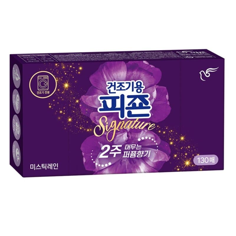 피ジー 건조기용 시트 섬유유연제 미스틱레인