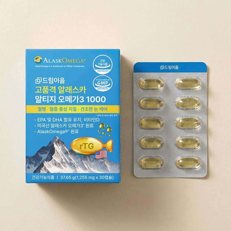 드림이음 알티지 오메가3 1000 30정