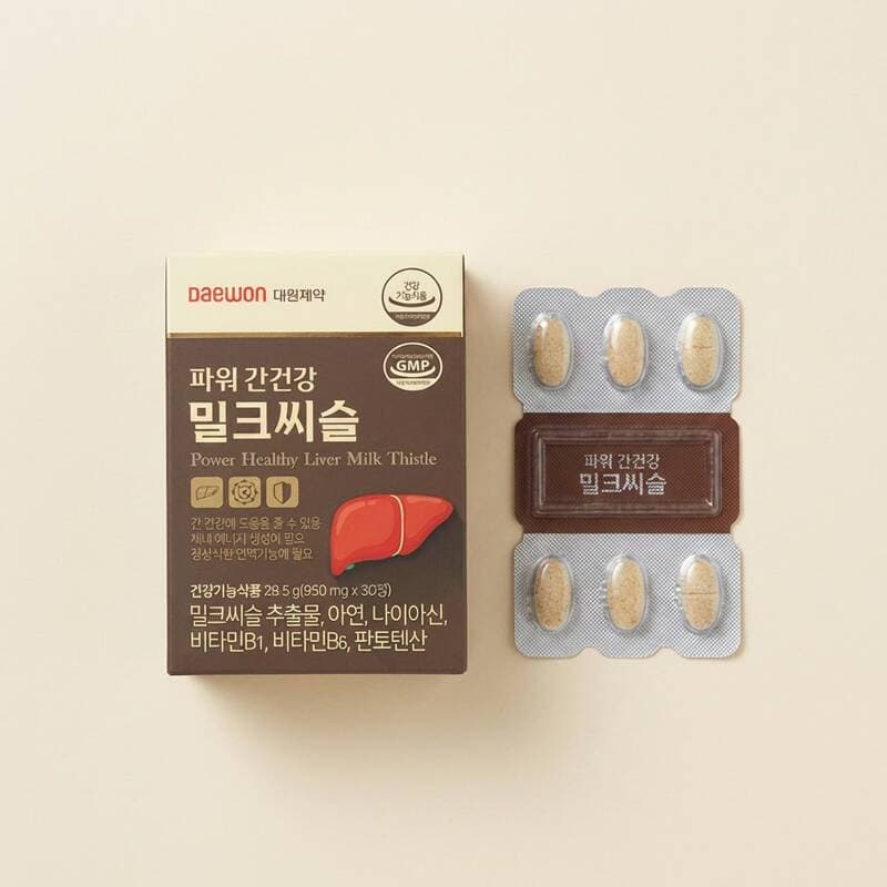 대원제약 파워 간건강 밀크씨슬 30정 3박스
