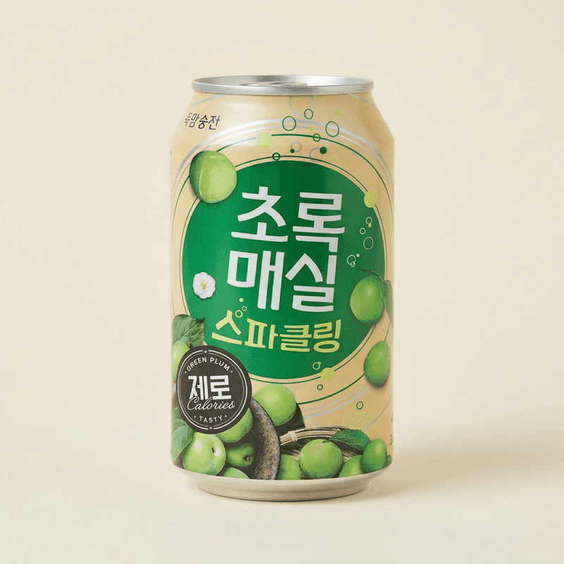 초록매실 스파클링 제로 350ml 24캔