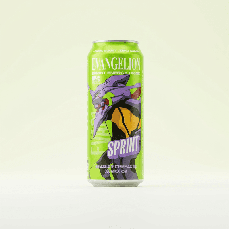 Klub Evangelion Sprint Energy Drink Lemon Boost 500ml 24 cans