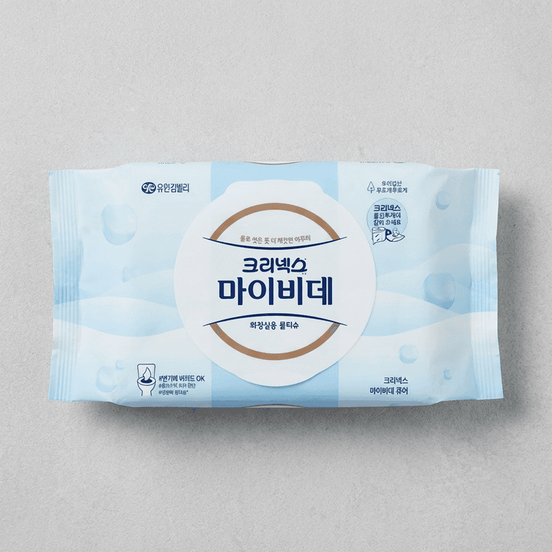 크리넥스 마이비데 퓨어 캡 40매x9팩