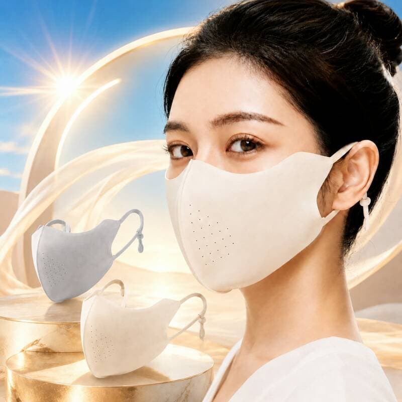 세플로 자외선차단 하프페이스 마스크