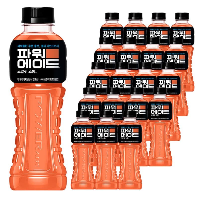 파워에이드 스칼렛스톰 600ml 18개