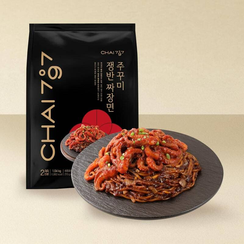 Chai797 주꾸미쟁반짜장면 3팩