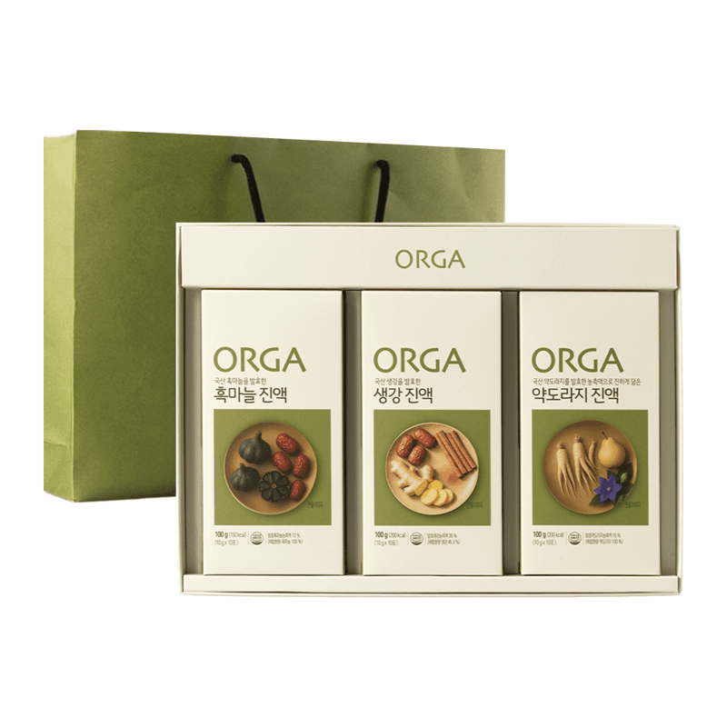 O'ga Whole Food Fermented Extract 3-Kind Gift Set
