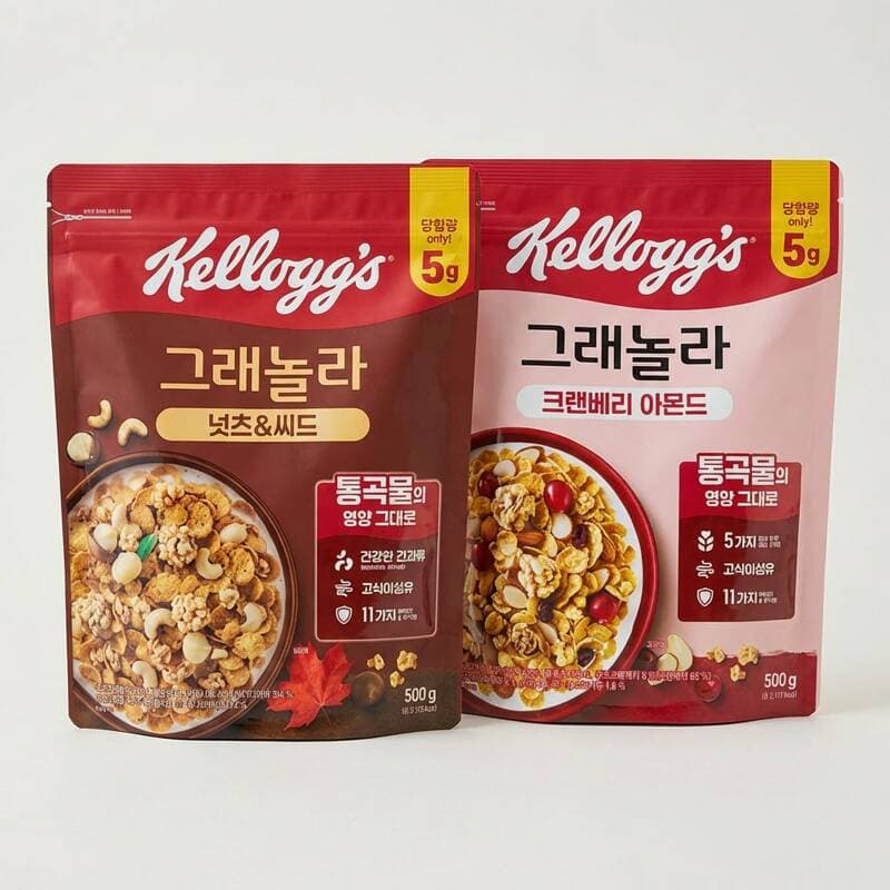 켈로그 그래놀라 500g 2종 세트
