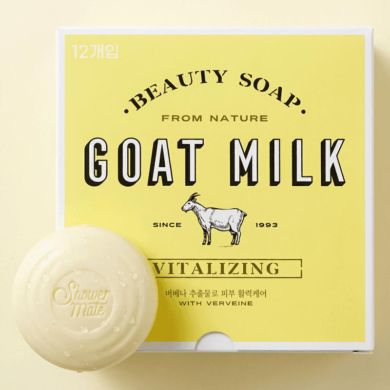 샤워메이트 뉴 산양유 비누 버베나 90g 12개