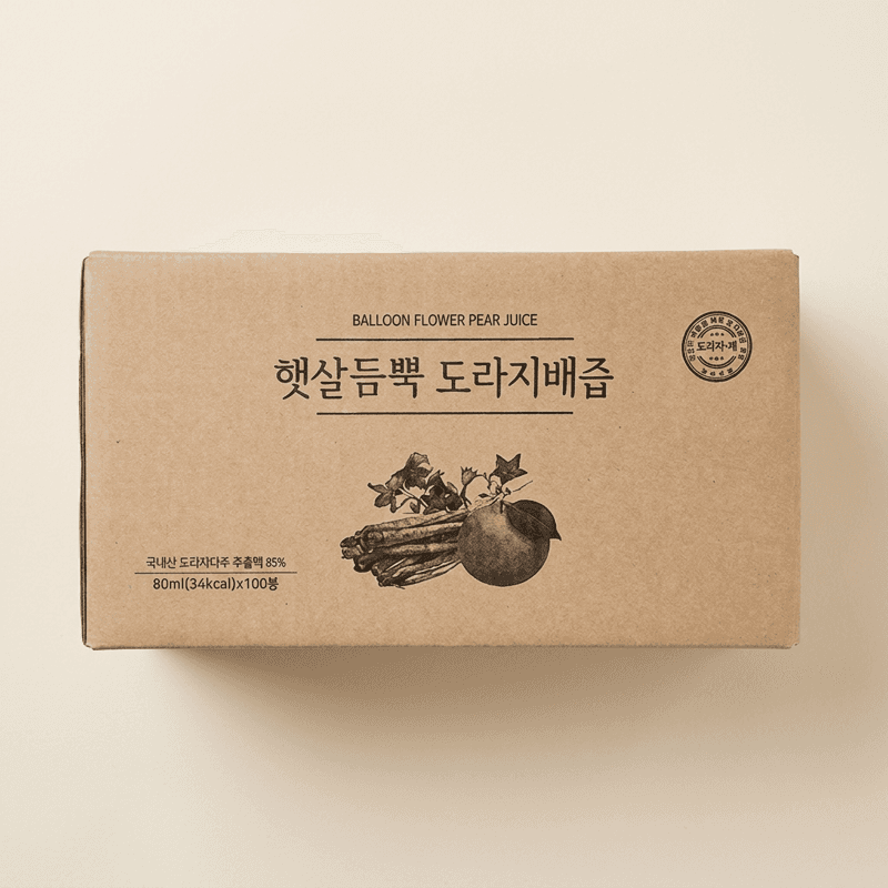 햇살듬뿍 도라지배즙 80ml 100포