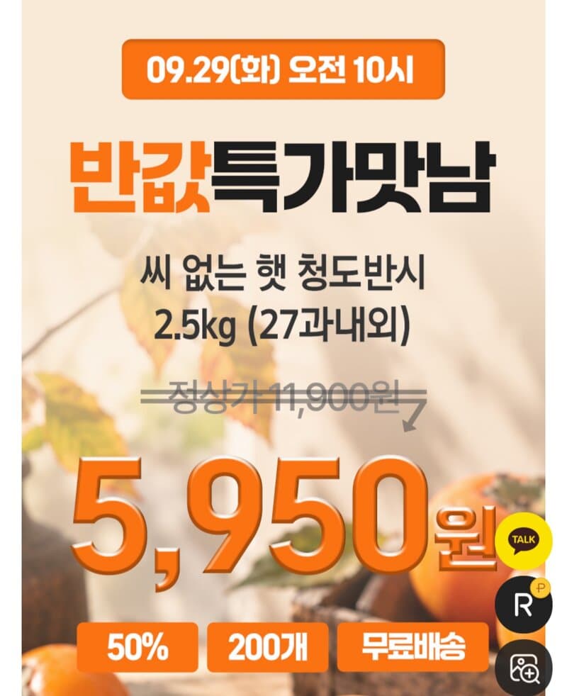청도반시 2.5kg