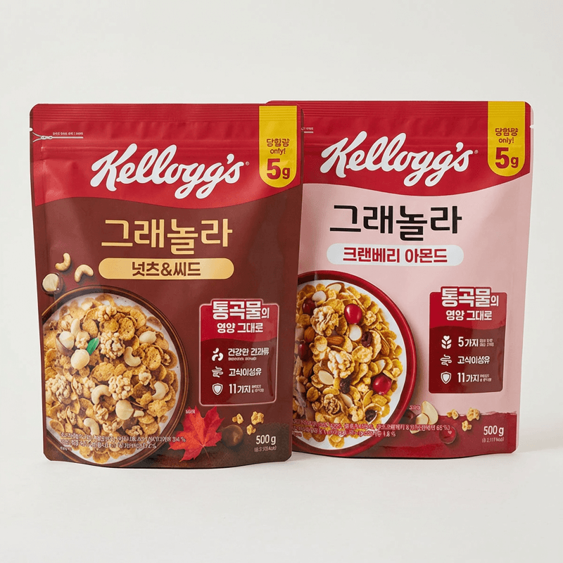 케일로그 그래놀라 500g 2종 1세트