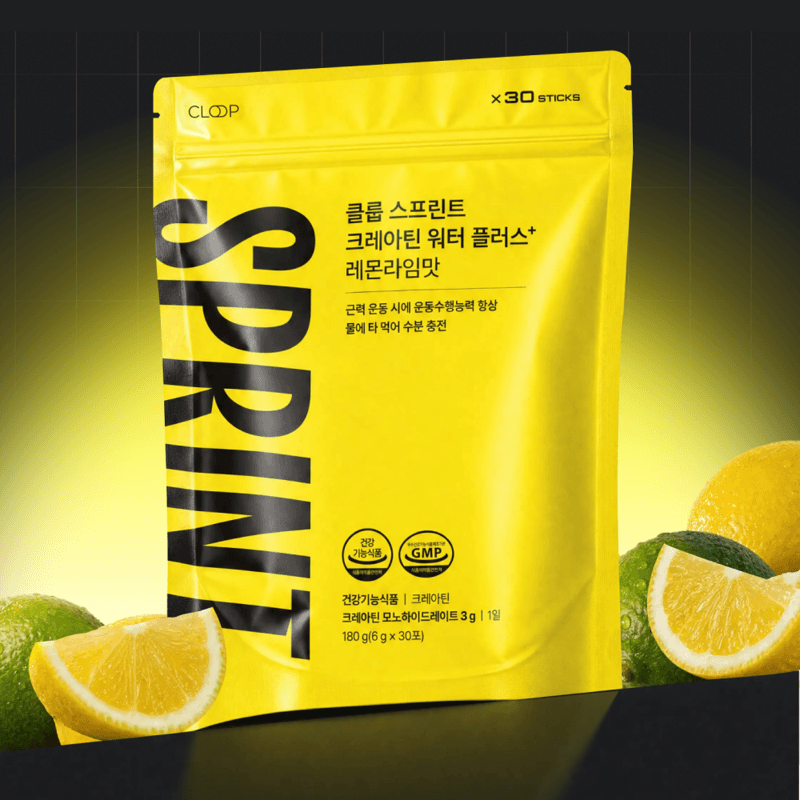 Klub Sprint Creatine Water Plus Lemon-Lime, 30 Sachets