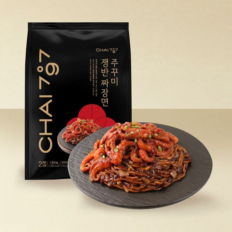 Chai797 주꾸미쟁반짜장면 3팩