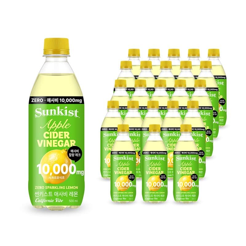 썬키스트 애사비 제로 레몬 500ml 24개