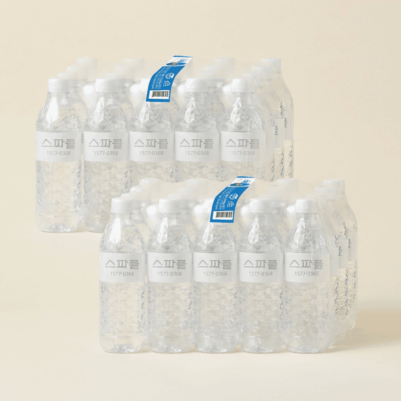 스파클 무라벨 생수 500ml 40병