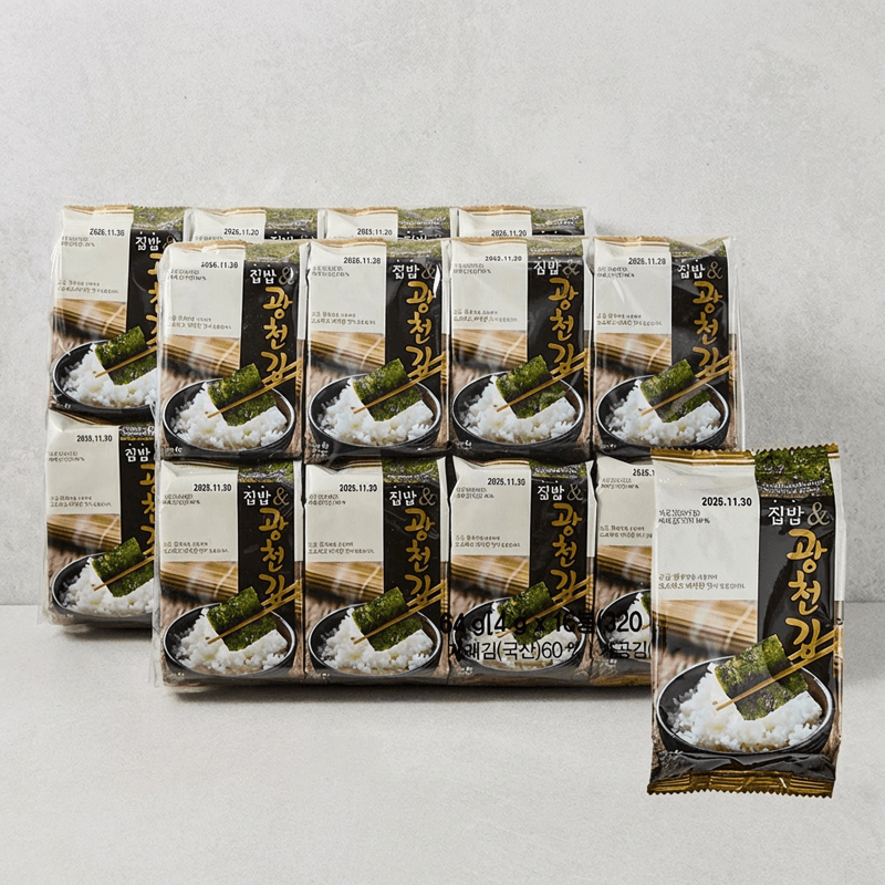 Jibbapann Gwangcheon Gim, 4g, 32 packs
