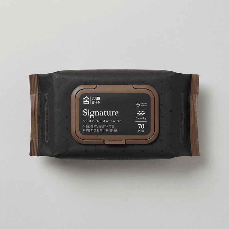 Soom Signature Wipes 70 Sheets x 10 Packs