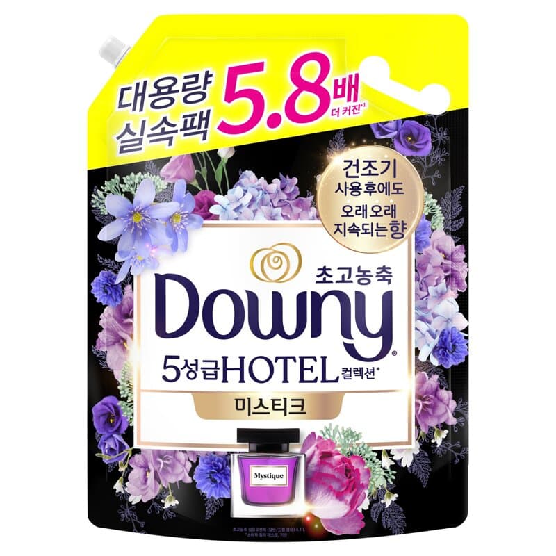 Downy Perfume Fabric Softener Mystique 1.35L, 3 bottles