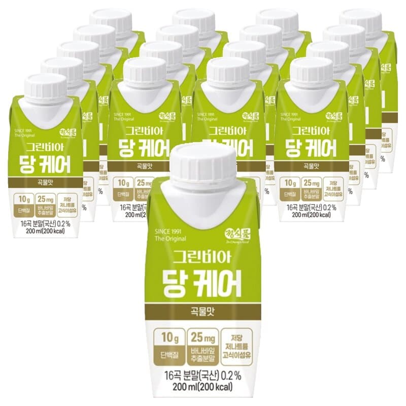 그린비아 당케어 곡물맛 200ml 18개