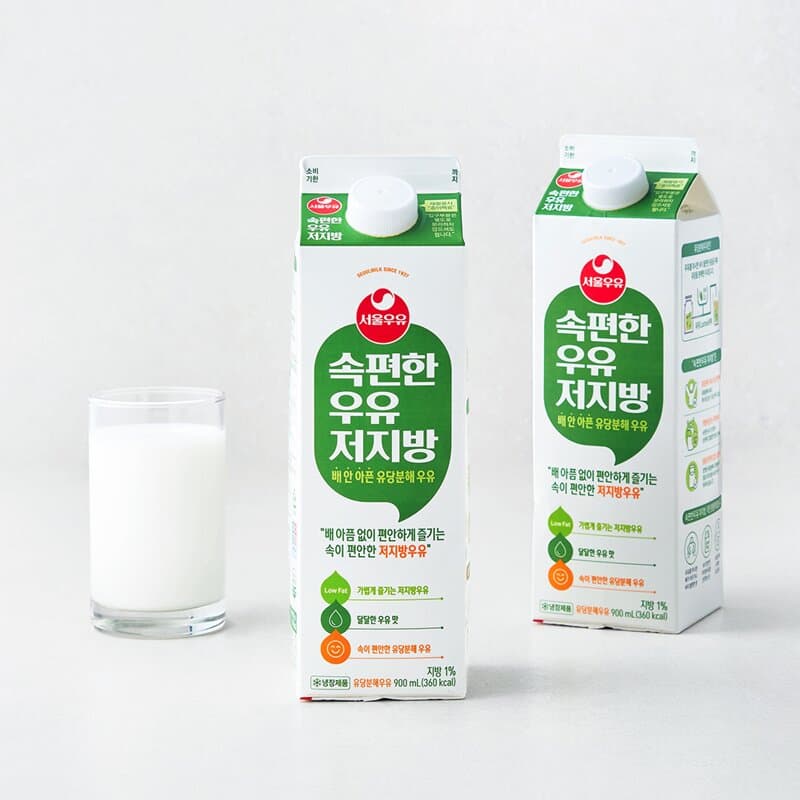서울우유 속편한 우유 저지방