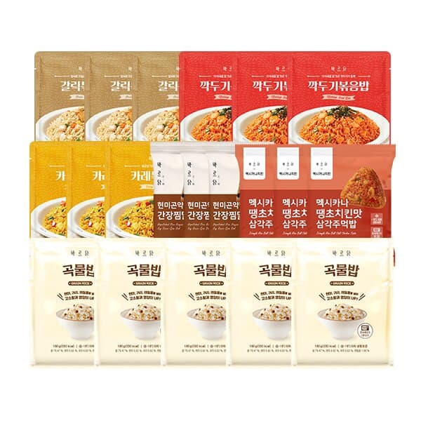 바르닭 다이어트 밥 6종 세트 20팩