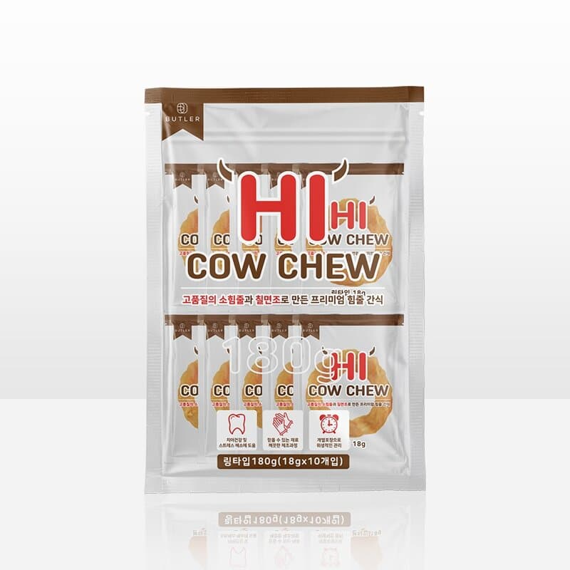 하이카우츄 터키츄 치석제거 간식 180g