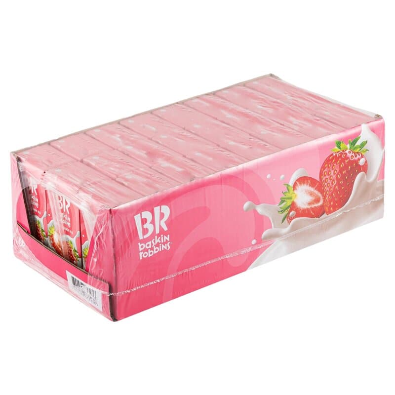 배스킨라빈스 베리베리 스트로베리 우유 190ml