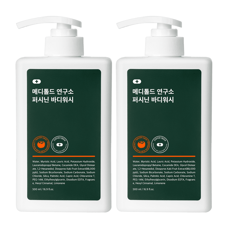 메디톨드 연구소 퍼시닌 단감 바디워시 500ml