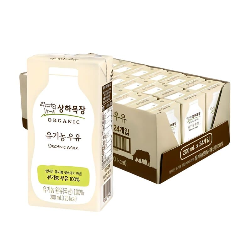 Sangha Mokjang Organic Milk 200ml x 24