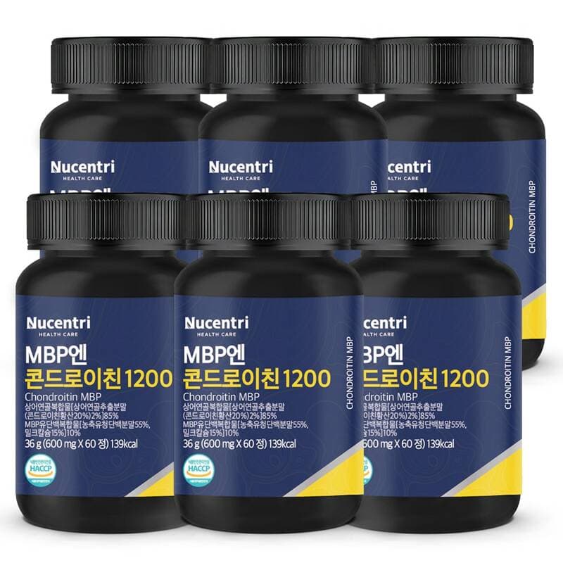 뉴센트리 MBP엔 콘드로이친 60정 6개