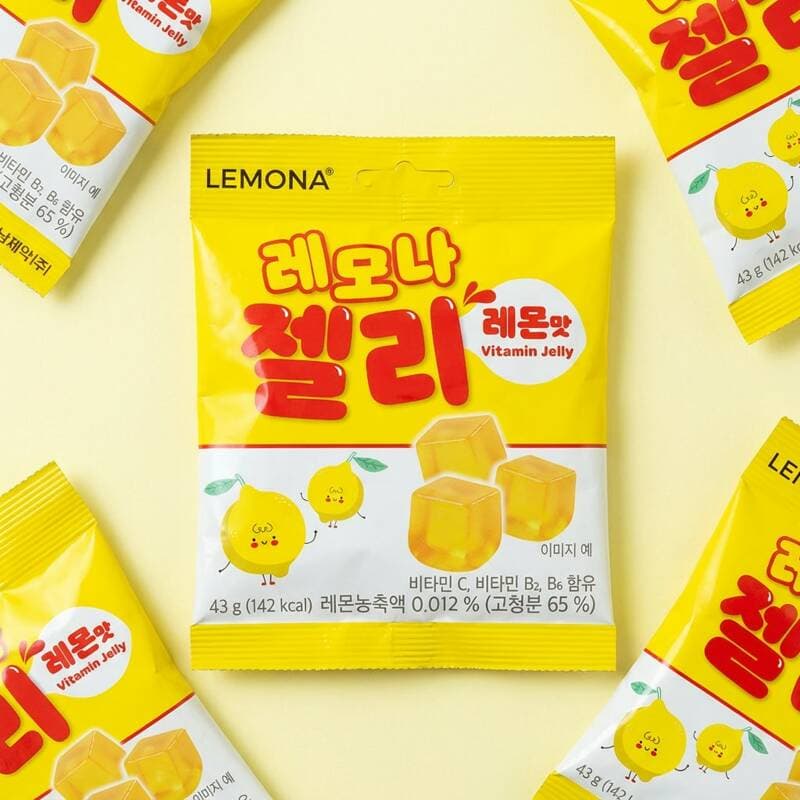레모나 레몬맛 젤리 43g 20개