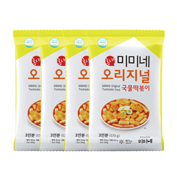 미미네 오리지널 국물떡볶이 570g 4봉