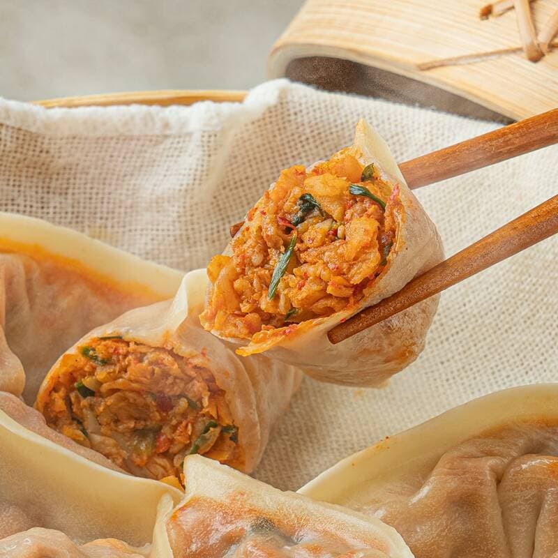 육거리 소문난 매운김치만두 1kg 2봉