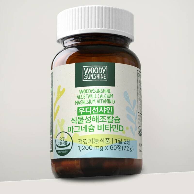 Woody Sunshine Algae Calcium Magnesium Vitamin D 60 tablets