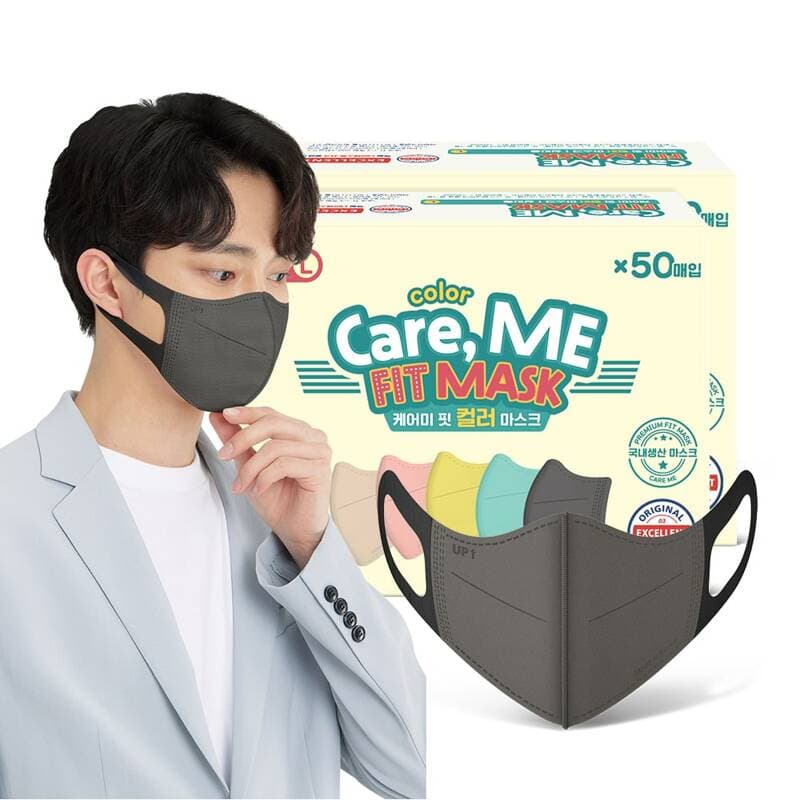 케어미핏 새부리형 일회용 마스크 100매