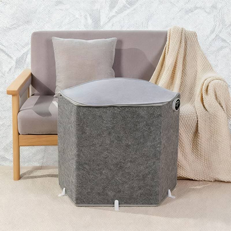 Mihol Folding Partition Foot Warmer LDX491200, Gray