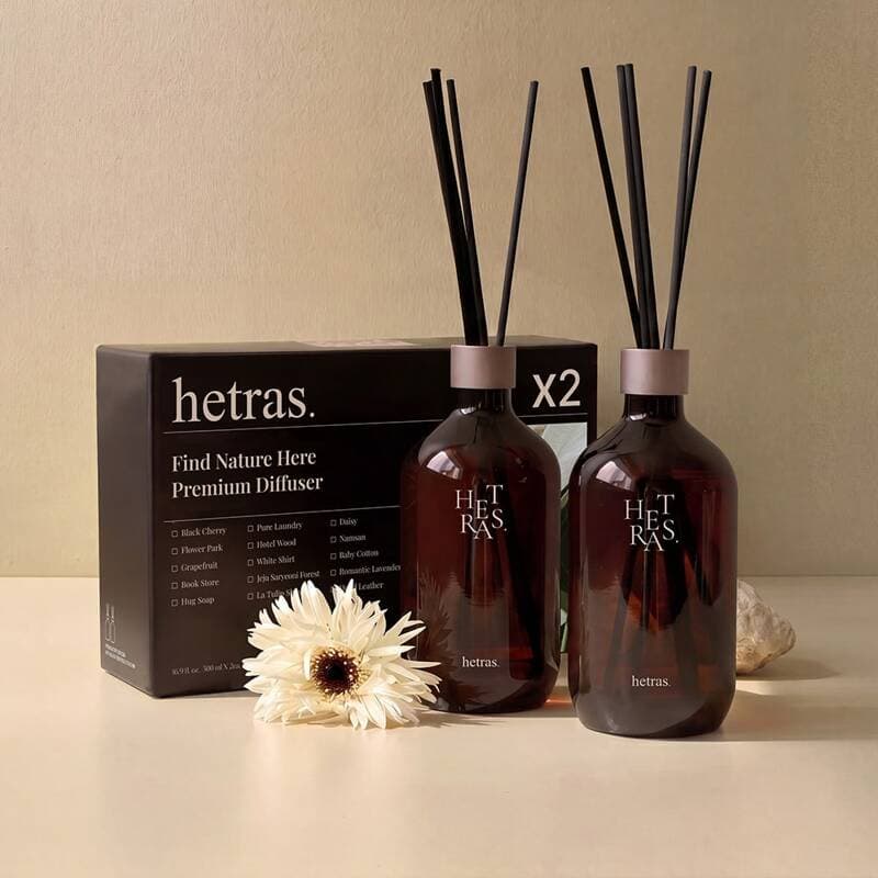 헤트라스 Premium Diffuser, Jeju Sareorni Forest Trail, 500ml, 2 Pack