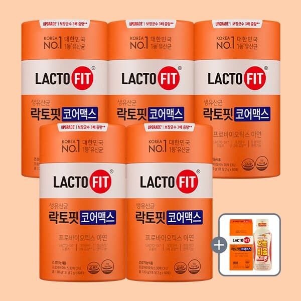 락토핏 코어맥스 60포 5개+30포 1개