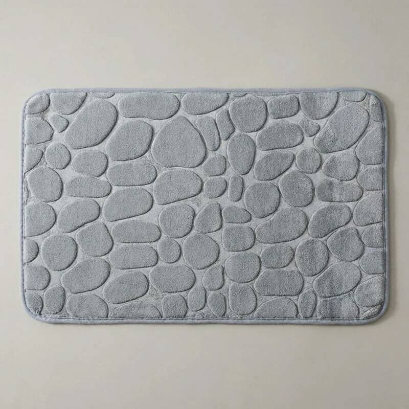 조약돌 무늬 발매트 그레이 40x60cm