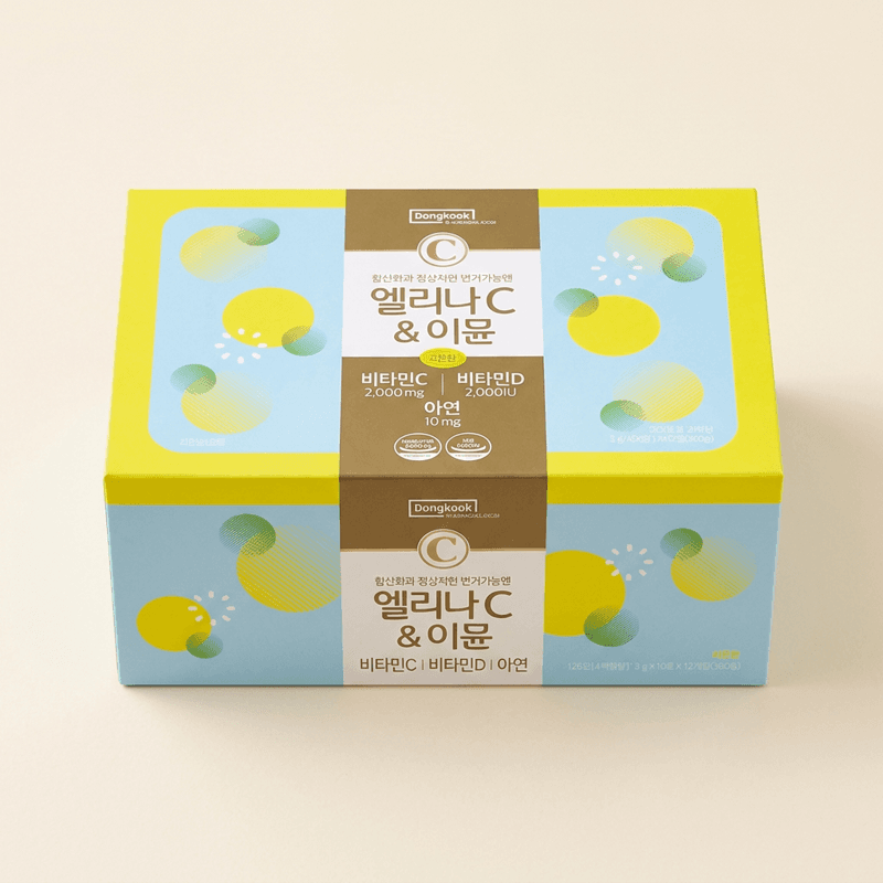 동국제약 엘리나C&이뮨 레몬맛 720g 240포