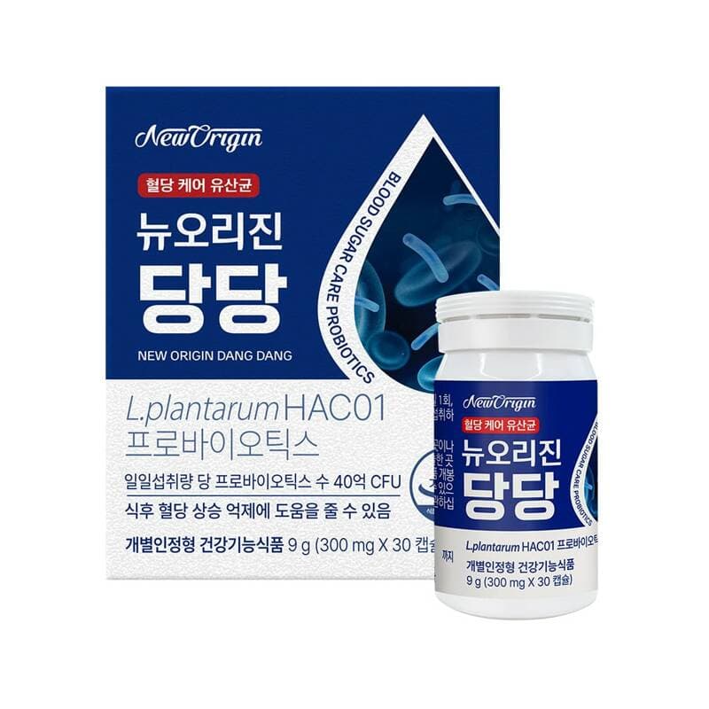 뉴오리진 당당 혈당 케어 유산균 30정 2개