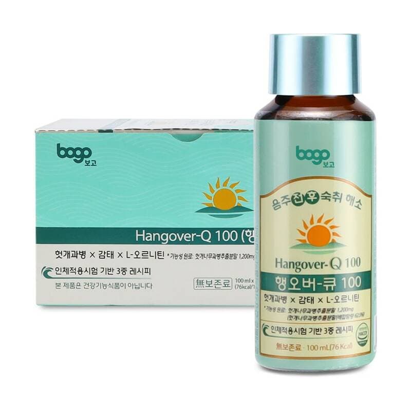 보그 행오버큐 100 레몬생강맛 100ml 10개