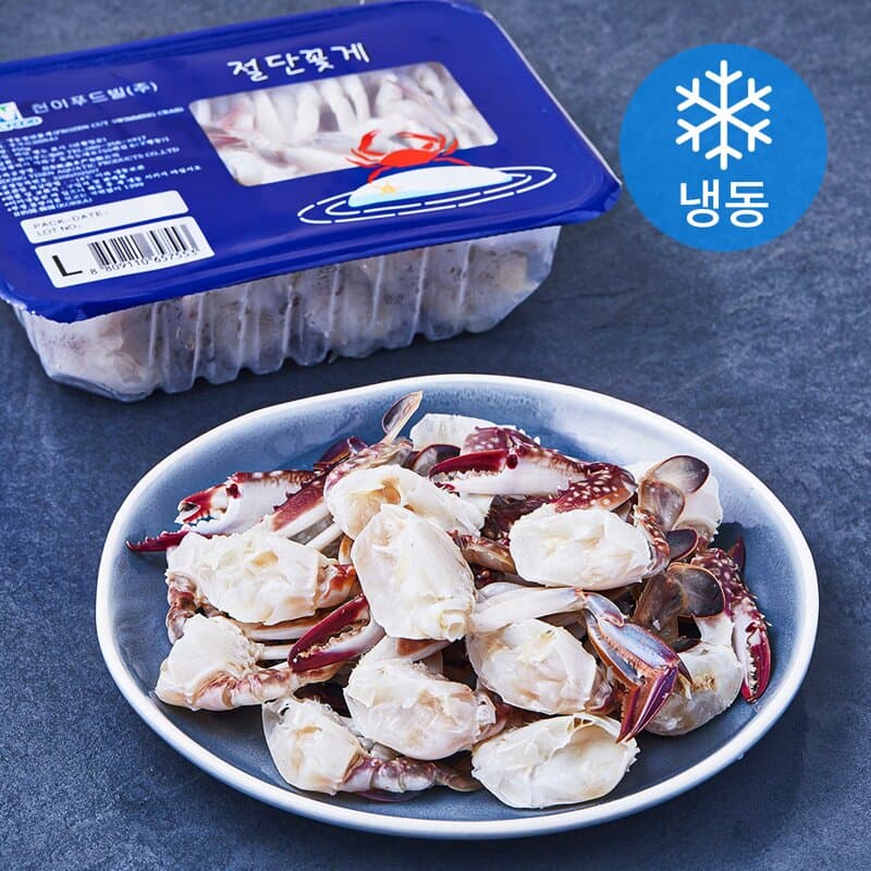절단꽃게 L 냉동 6개 450g