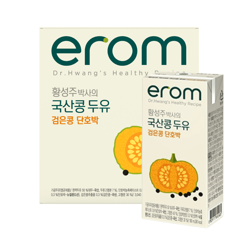 이롬 국산콩 단호박두유 190ml 16개