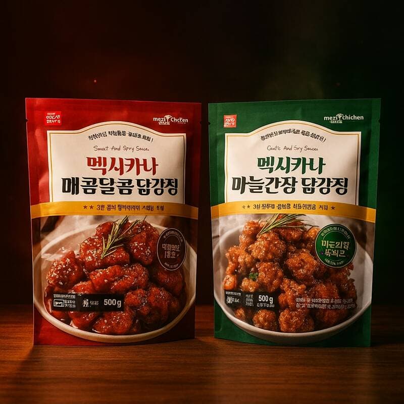 멕시카나 닭강정 500g 3개 세트
