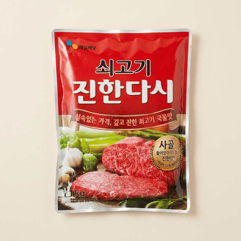 CJ제일제당 쇠고기 진한다시 1kg 3개