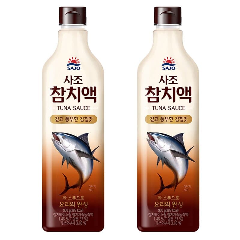 사조 참치액 900g 2개