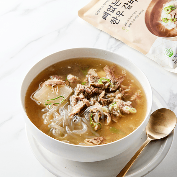 뼈 없는 한우 갈비탕 600g 2팩