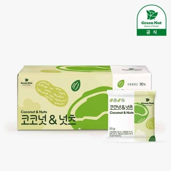 그린너트 코코넛&넛츠 20g 20봉